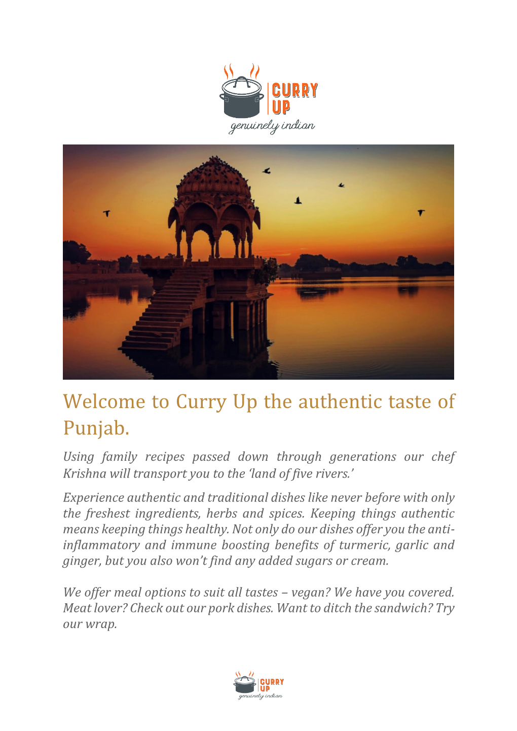 Curry up the Authentic Taste of Punjab