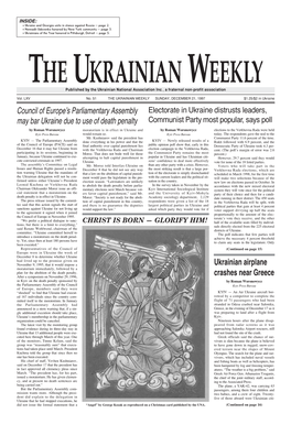 The Ukrainian Weekly 1997, No.51