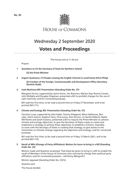 View Votes and Proceedings PDF File 0.03 MB
