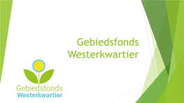 Gebiedsfonds Westerkwartier