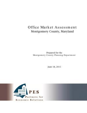Office Market Assessment Montgomery County, Maryland