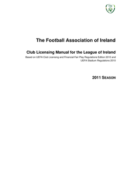 2011 FAI Club Licensing Man
