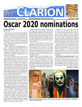The Clarion, Vol. 85, Issue #19, Feb. 5, 2020
