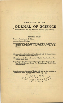 Iowa State College Journal of Science 16.1