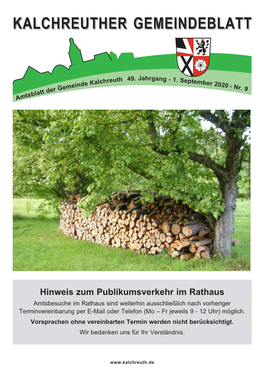 Kalchreuther Gemeindeblatt
