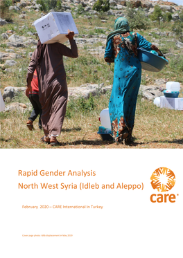 Rapid Gender Analysis North West Syria (Idleb and Aleppo)