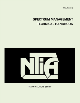 Spectrum Management Technical Handbook