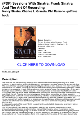 Frank Sinatra and the Art of Recording Nancy Sinatra, Charles L