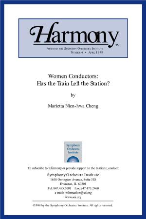 Women Conductors: Has the Train Left the Station?