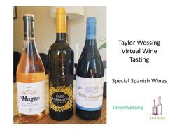 Taylor Wessing Virtual Wine Tasting