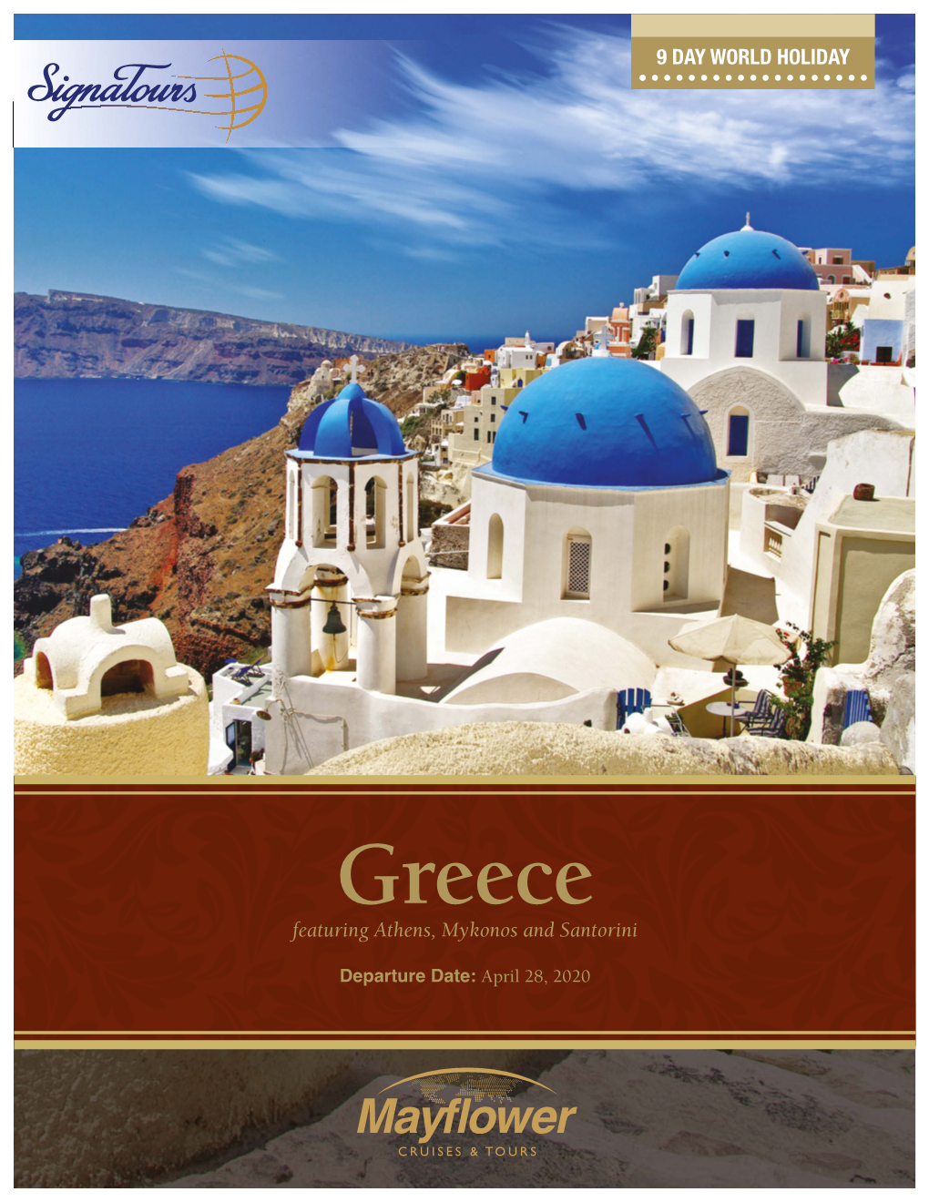 Greece Featuring Athens, Mykonos and Santorini