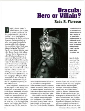 Dracula: Hero Or Villain? Radu R