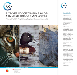 Biodiversity of Tanguar Haor: a Ramsar Site of Bangladesh
