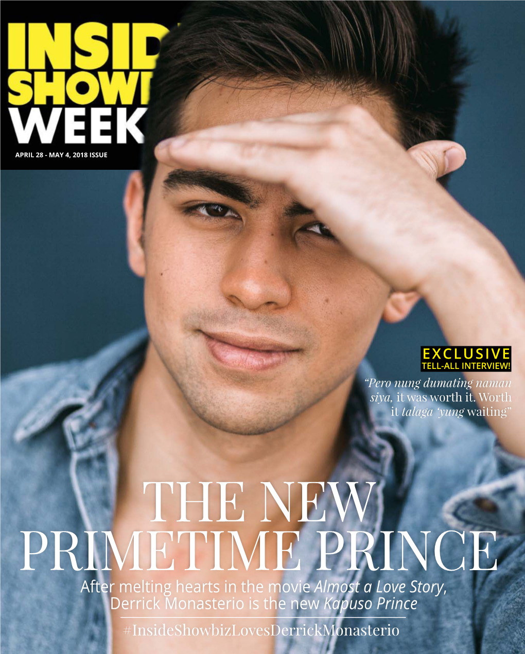 After Melting Hearts in the Movie Almost a Love Story, Derrick Monasterio Is the New Kapuso Prince #Insideshowbizlovesderrickmonasterio