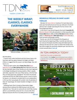 Tdn Europe • Page 2 of 19 • Thetdn.Com Tuesday • 25 May 2021