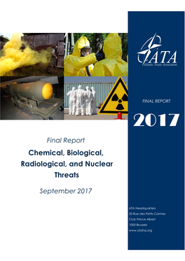 Chemical, Biological, Radiological, and Nuclear Threats