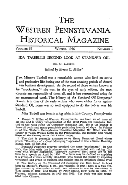 Historical Magazine Volume 39 Winter, 1956 Number 4