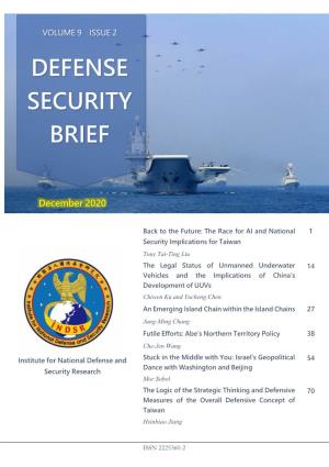 Defense Security Brief