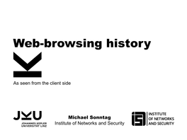 Web-Browsing History