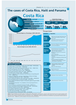 Costa Rica, Haiti and Panama 99 the Cases of Costa Rica, Haiti and Panama