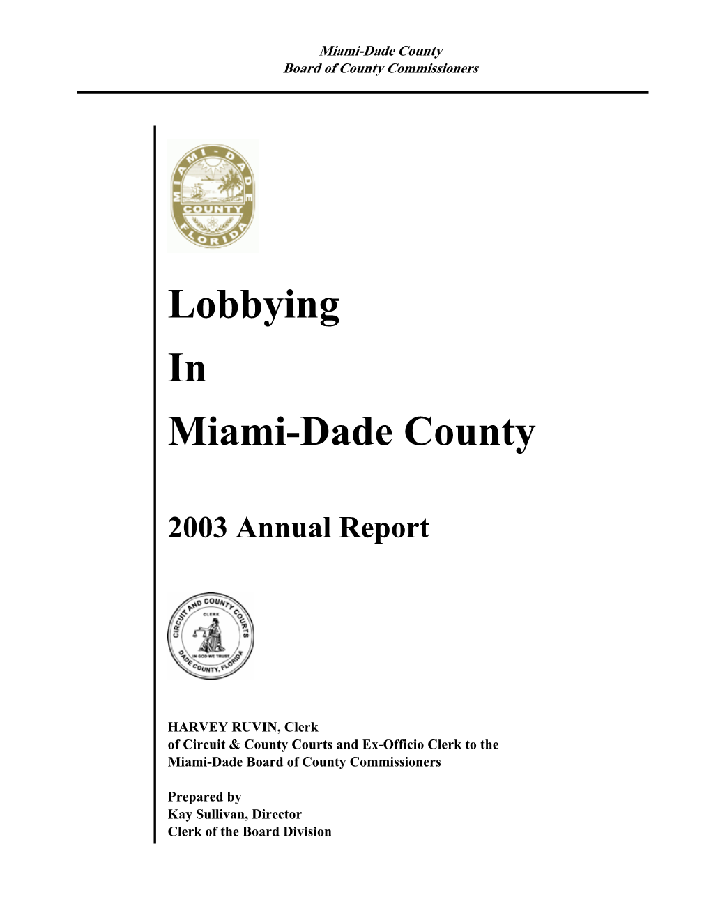 Lobbying in Miami-Dade County