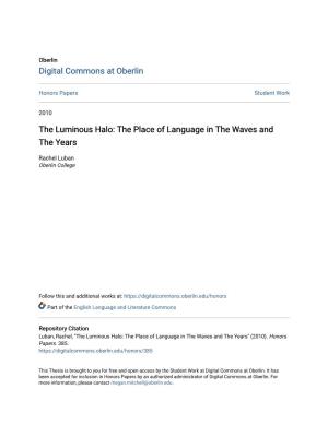 The Place of Language in the Waves and the Years