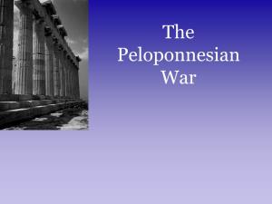 The Peloponnesian War Geopolitics Hope and Fear