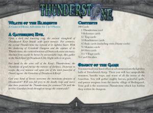 Thunderstone: Wrath of the Elements Rulebook
