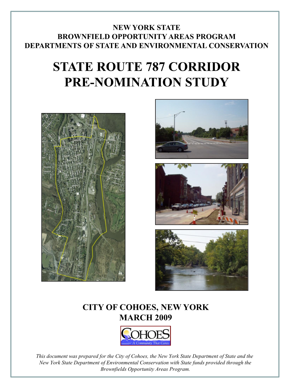 State Route 787 Corridor Pre-Nomination Study