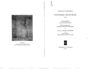 Systema Naturae '735