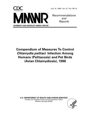 Chlamydia Psittaci Infection Among Humans (Psittacosis) and Pet Birds (Avian Chlamydiosis), 1998