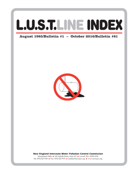 L.U.S.T.LINE INDEX August 1985/Bulletin #1 – October 2016/Bulletin #81