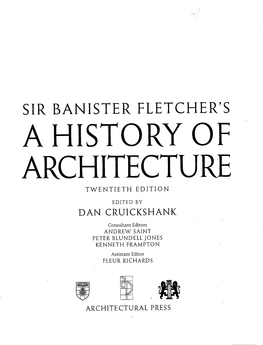 A History of Architectu Twentieth Edition