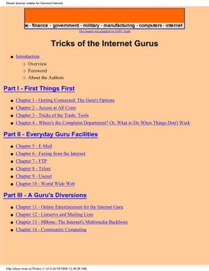 Tricks of the Internet Gurus
