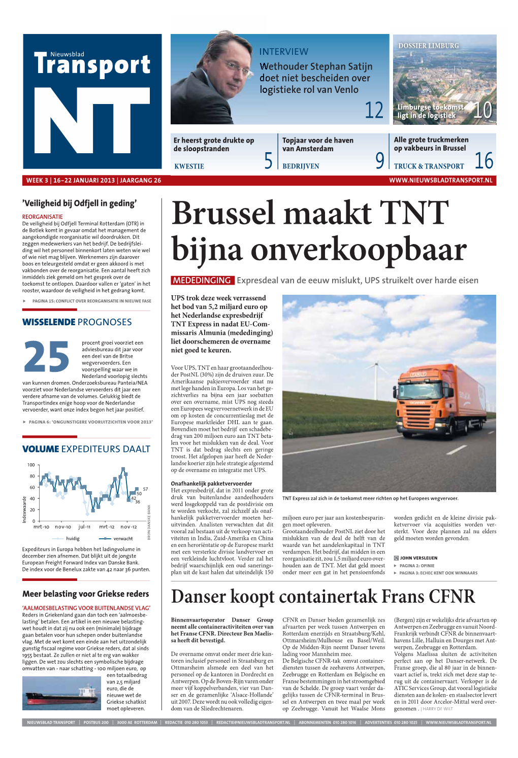 Brussel Maakt TNT Bijna Onverkoopbaar