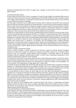 Beniamino Andreatta, Detto Nino (Trento, 11 Agosto 1928 – Bologna, 26 Marzo 2007), È Stato Un Economista E Politico Italiano