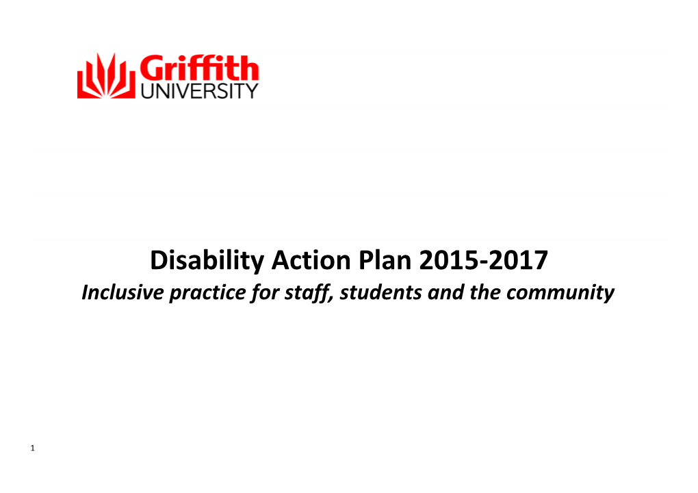 Inclusive Practice for Staff, Students and the Community