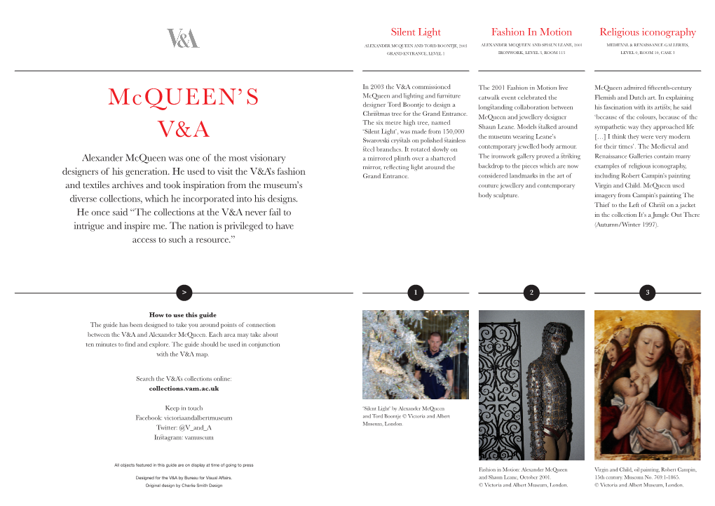 Mcqueen's V&A