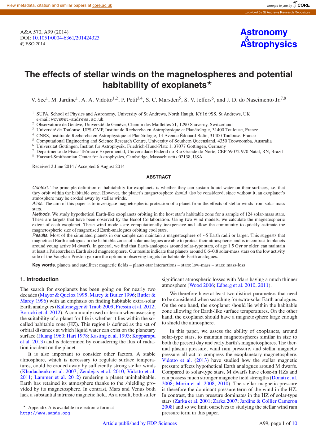 The Effects of Stellar Winds on the Magnetospheres and Potential Habitability of Exoplanets