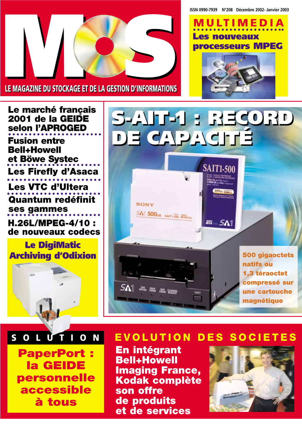 Specimen Mos Magazine N°208