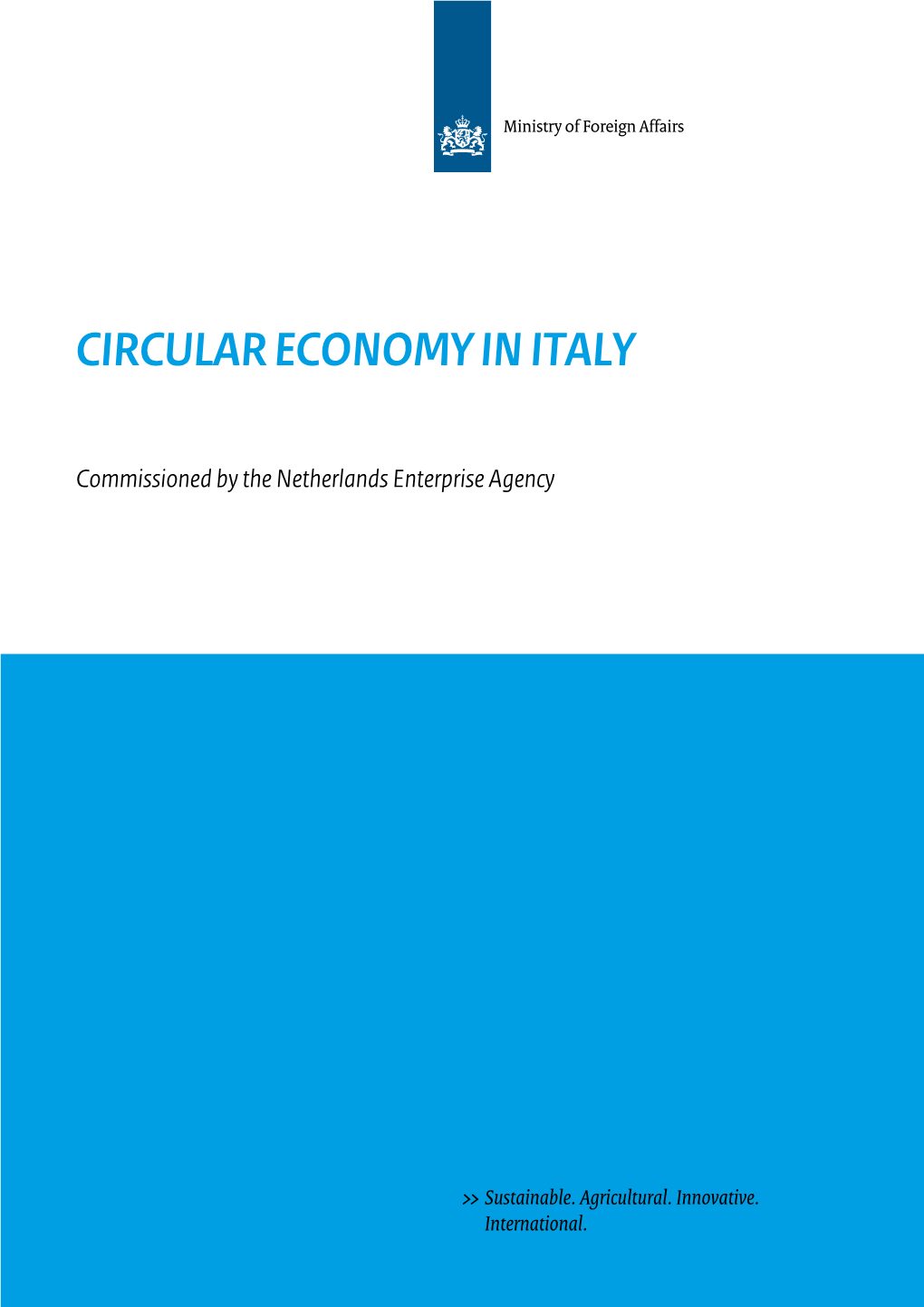 Circular Economy in Italy