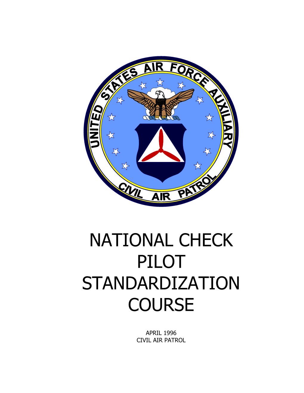 National Check Pilot Standardization Course