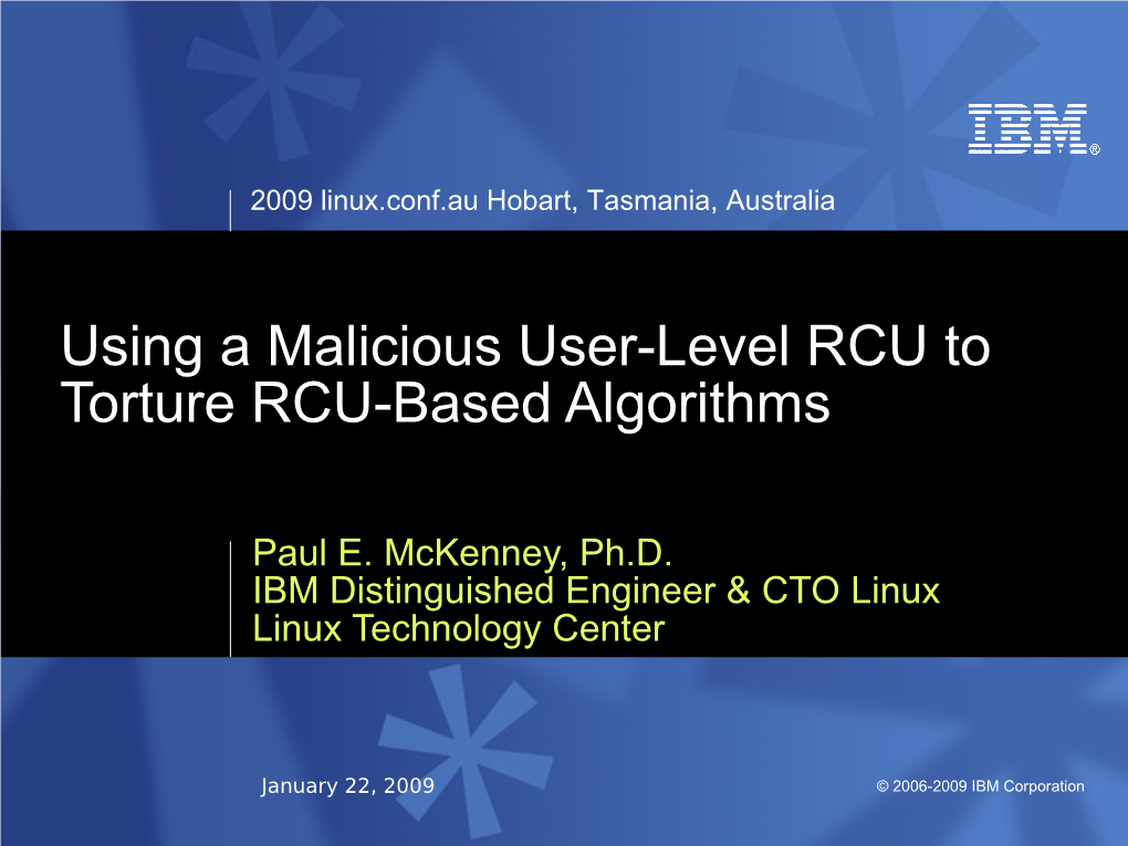 Using a Malicious User-Level RCU to Torture RCU-Based Algorithms