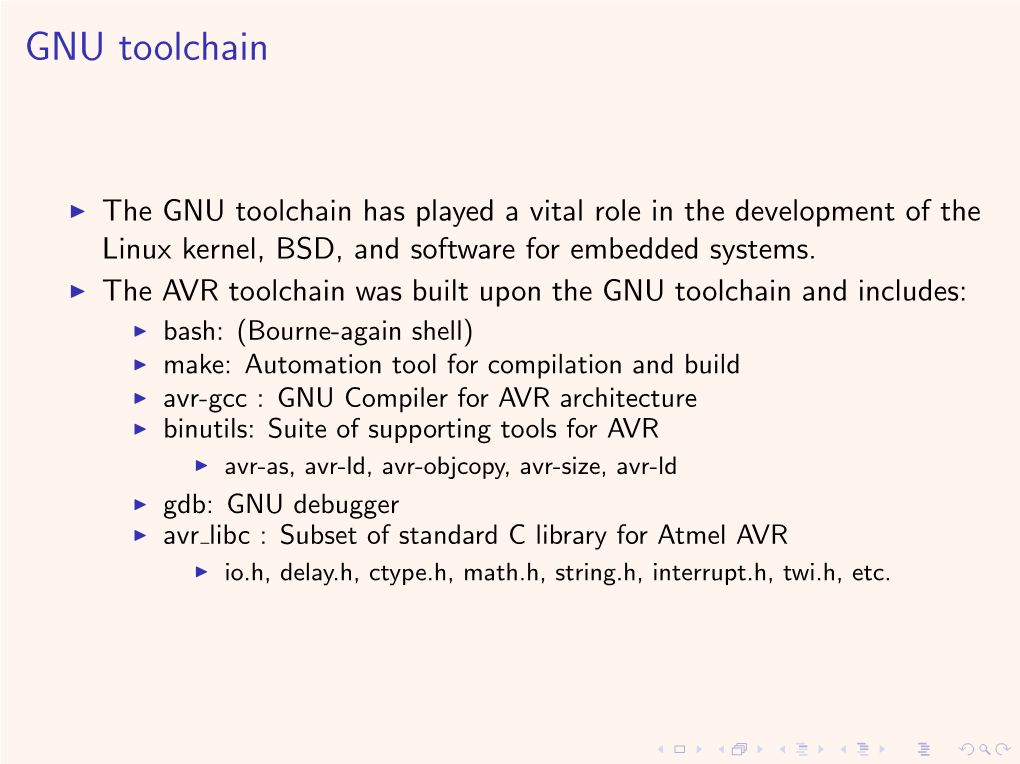 GNU Toolchain