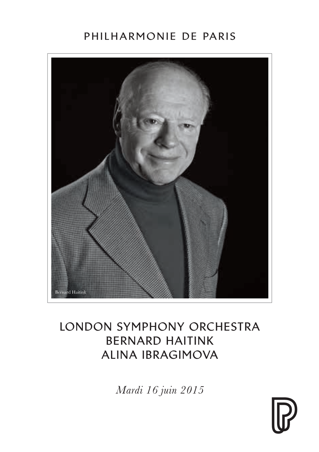 London Symphony Orchestra Bernard Haitink Alina Ibragimova
