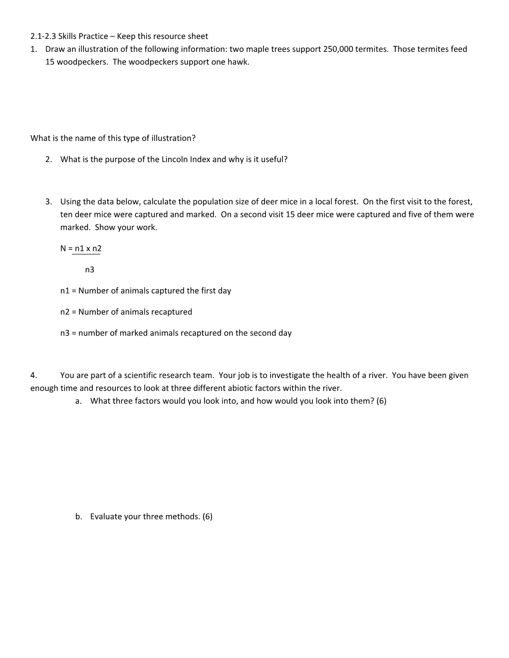 2.1-2.3 Skills Practice Keep This Resource Sheet