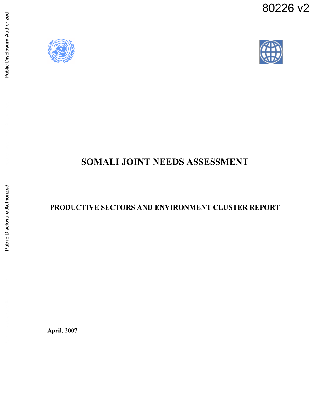 Summary of Cost Estimates for Somaliland, Puntland, and South Central Somalia (US$ Million)