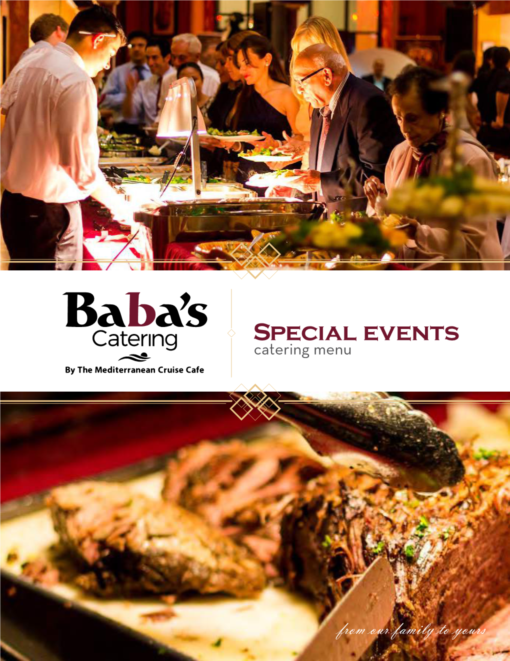 Special Events Catering Menu