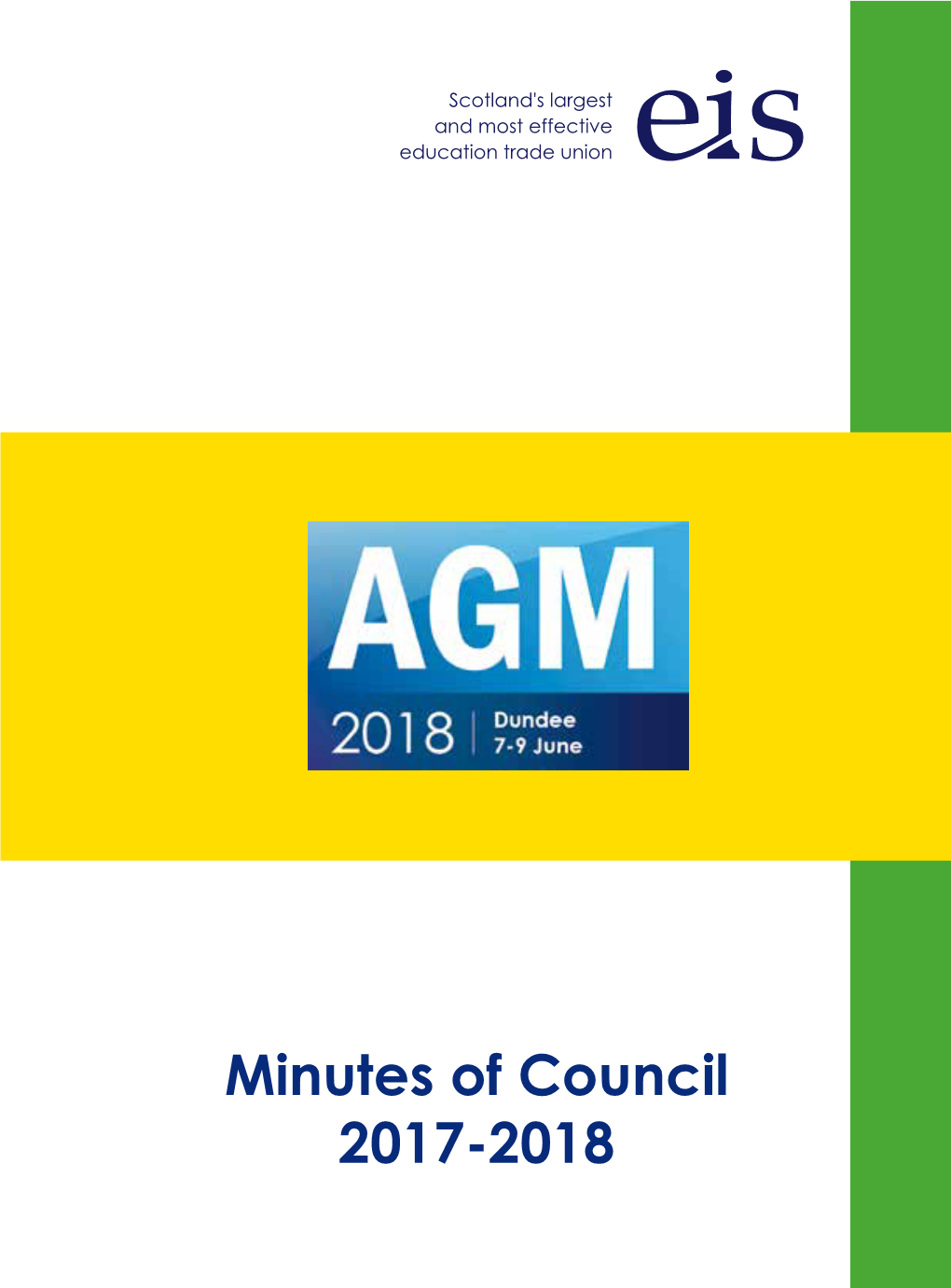 Minutes of Council 2017-2018