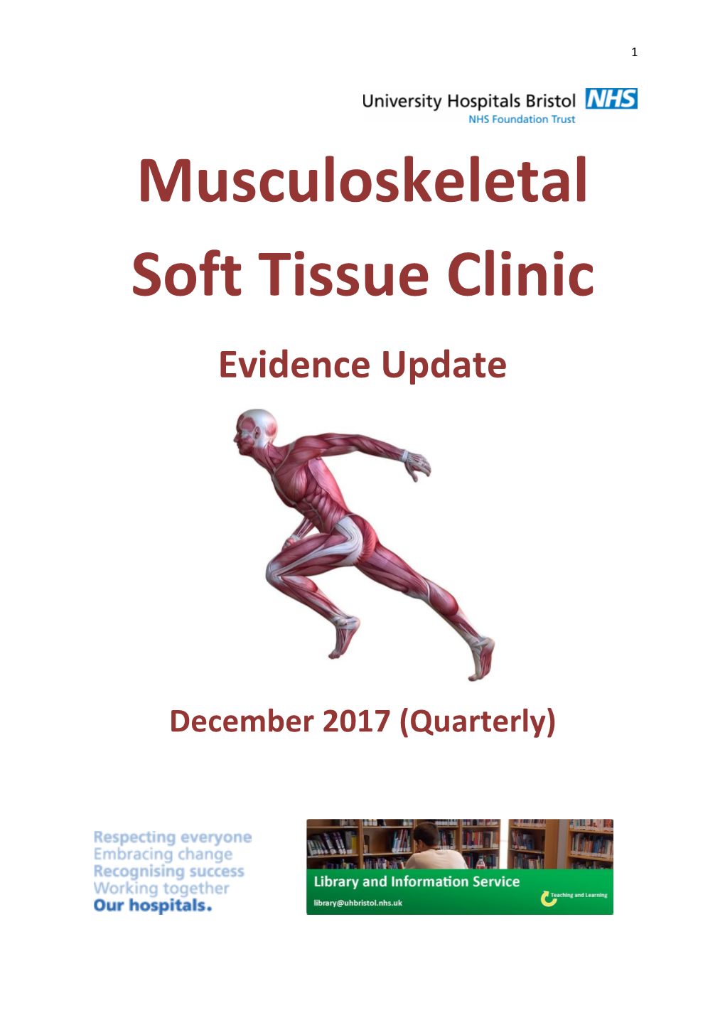 Musculoskeletal Soft Tissue Clinic Evidence Update